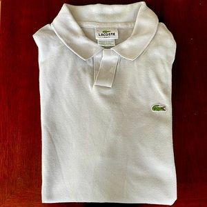 Gray Lacoste Slim fit Polo - Small